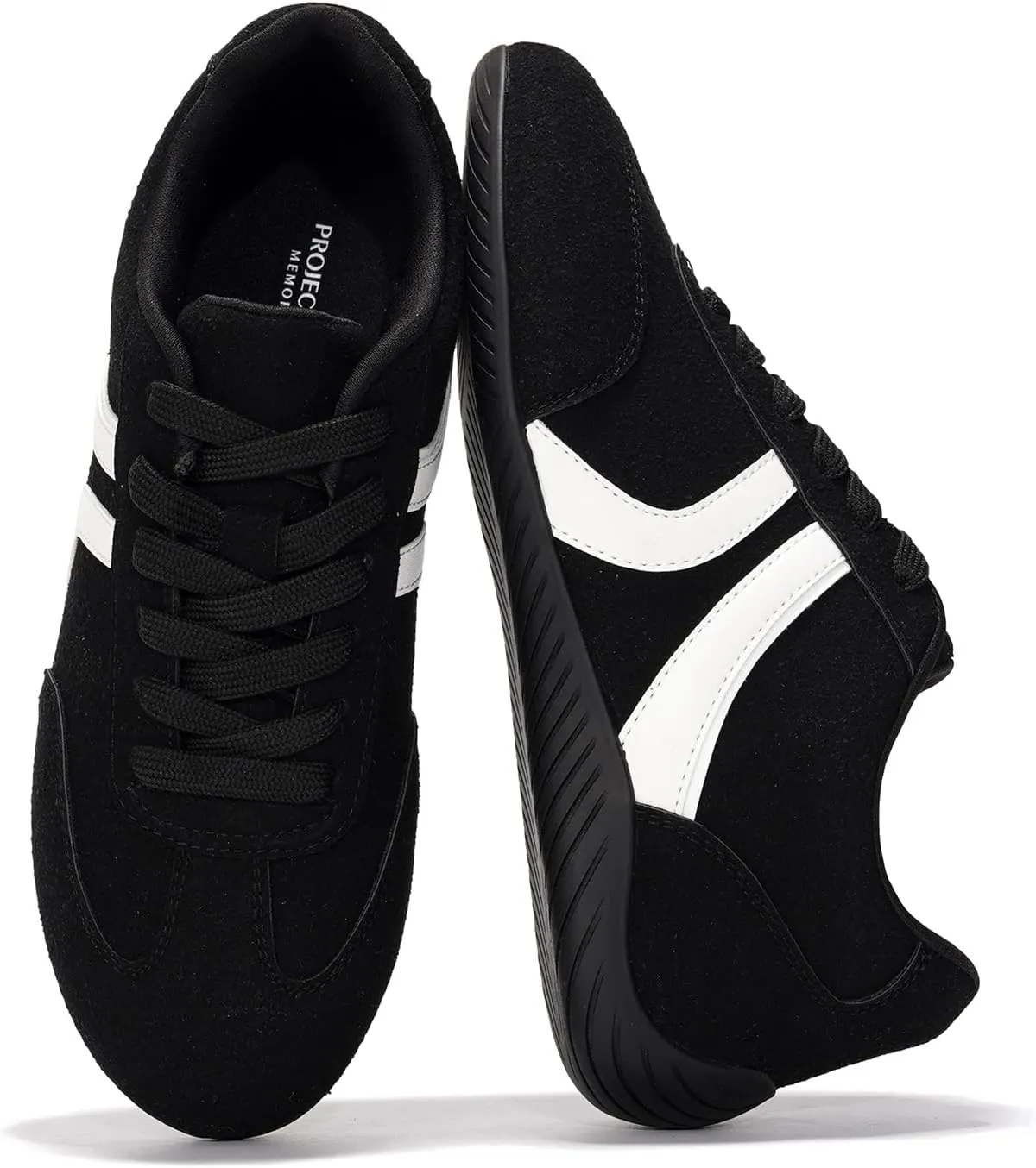 Project Cloud Barefoot Shoes Women – Comfortable Lace-Up Womens Shoes with Memory Foam – Lightweight & Non Slip Womens Shoes Casual – All-Day Women's Fashion Sneakers for 2025 (Goal)