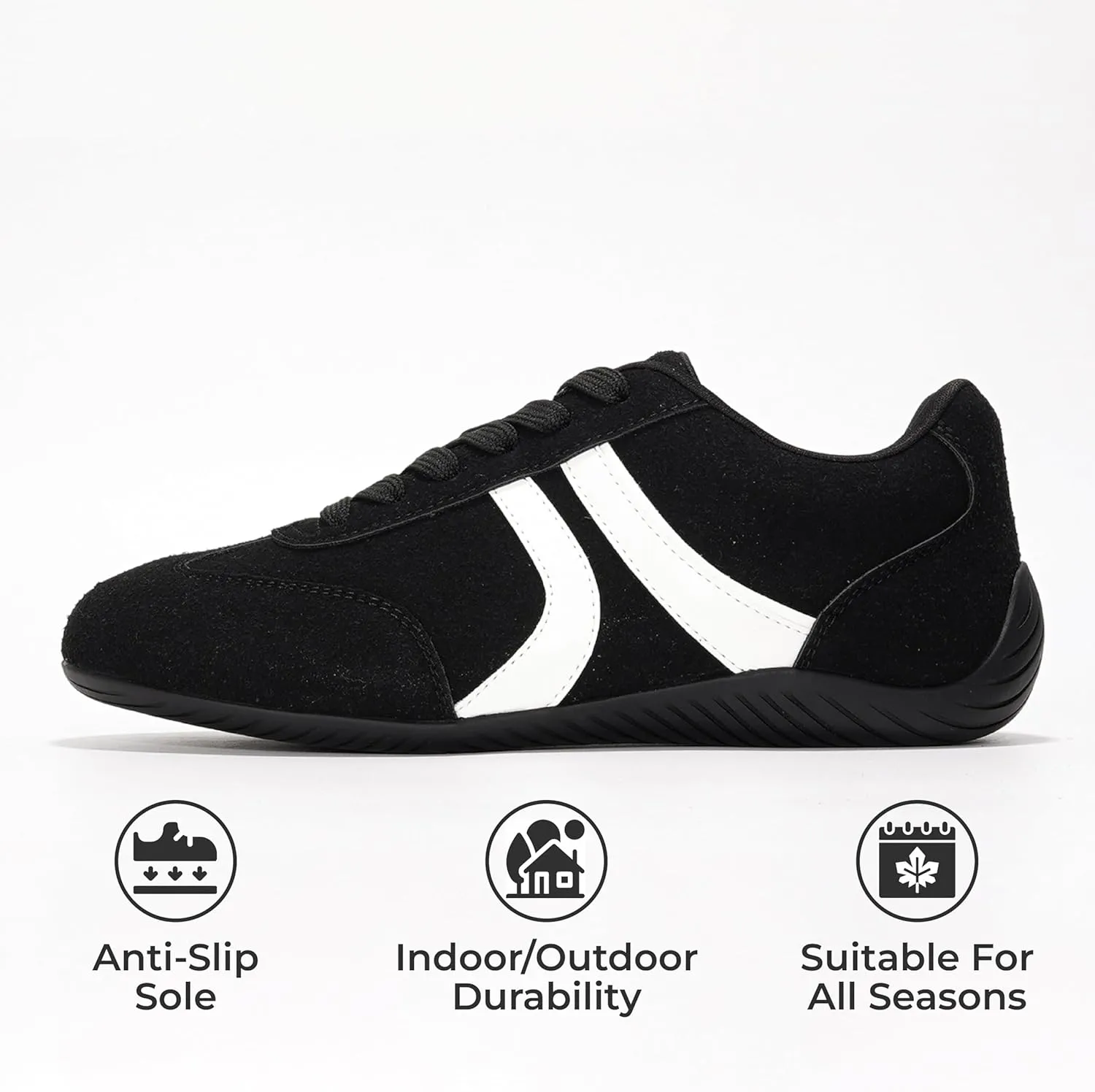 Project Cloud Barefoot Shoes Women – Comfortable Lace-Up Womens Shoes with Memory Foam – Lightweight & Non Slip Womens Shoes Casual – All-Day Women's Fashion Sneakers for 2025 (Goal)