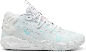 PUMA Mens Mb.03 Iridescent Basketball Sneakers Shoes - Off White - Size 11.5 M
