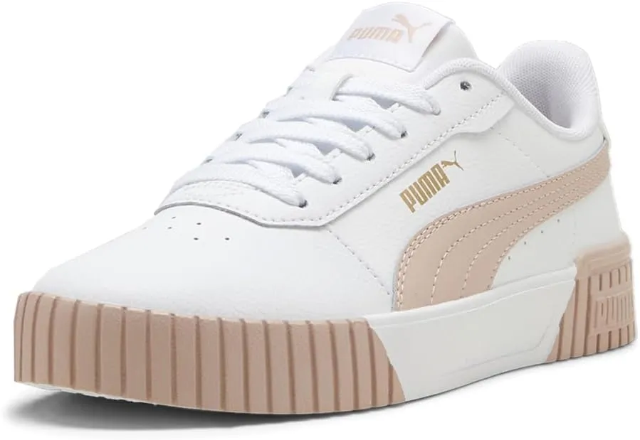 Puma Womens Carina 2.0 Lace Up Sneakers Shoes Casual - White