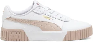 Puma Womens Carina 2.0 Lace Up Sneakers Shoes Casual - White