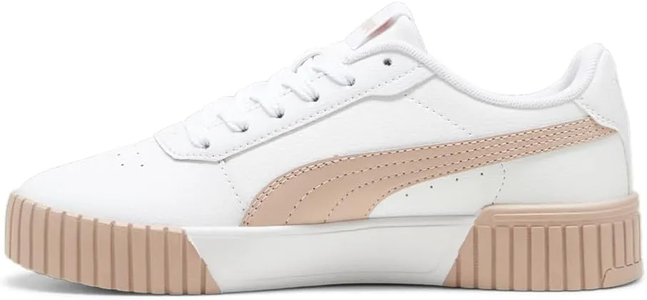 Puma Womens Carina 2.0 Lace Up Sneakers Shoes Casual - White