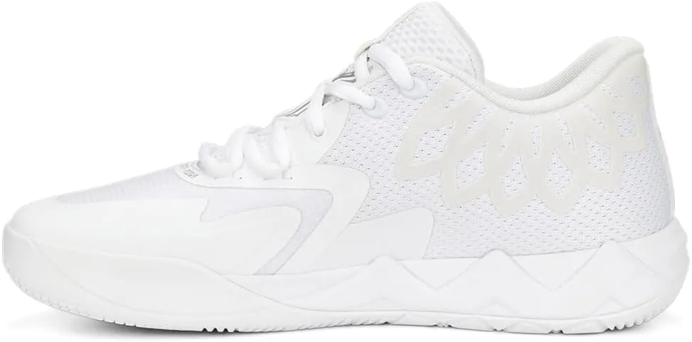 PUMA Womens Mb.01 Lo Basketball Sneakers Shoes - White