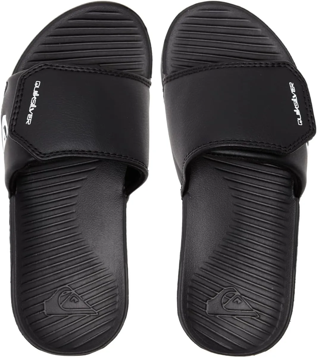 Quiksilver Slides for Men, Arch Support Athletic Mens Sandals, Size 6 to 16