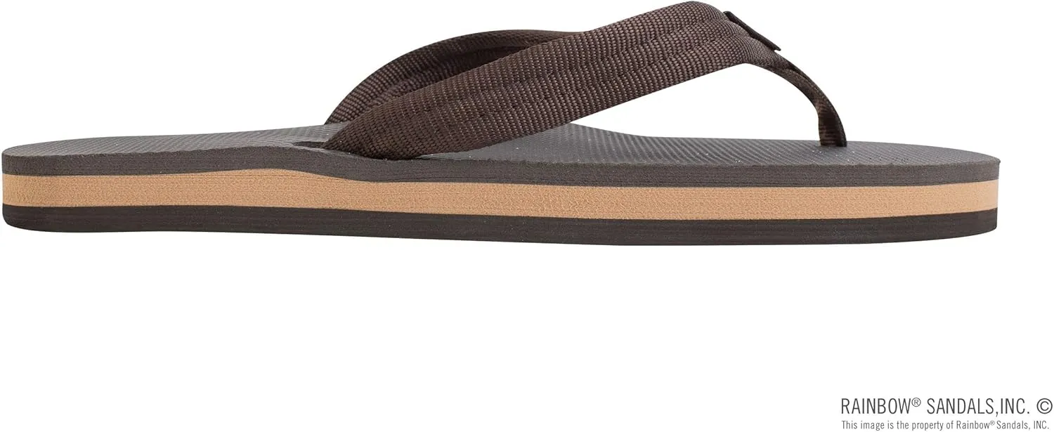 Rainbow Sandals Women’s Single Layer Classic Rubber w/EVA Filled Nylon Strap