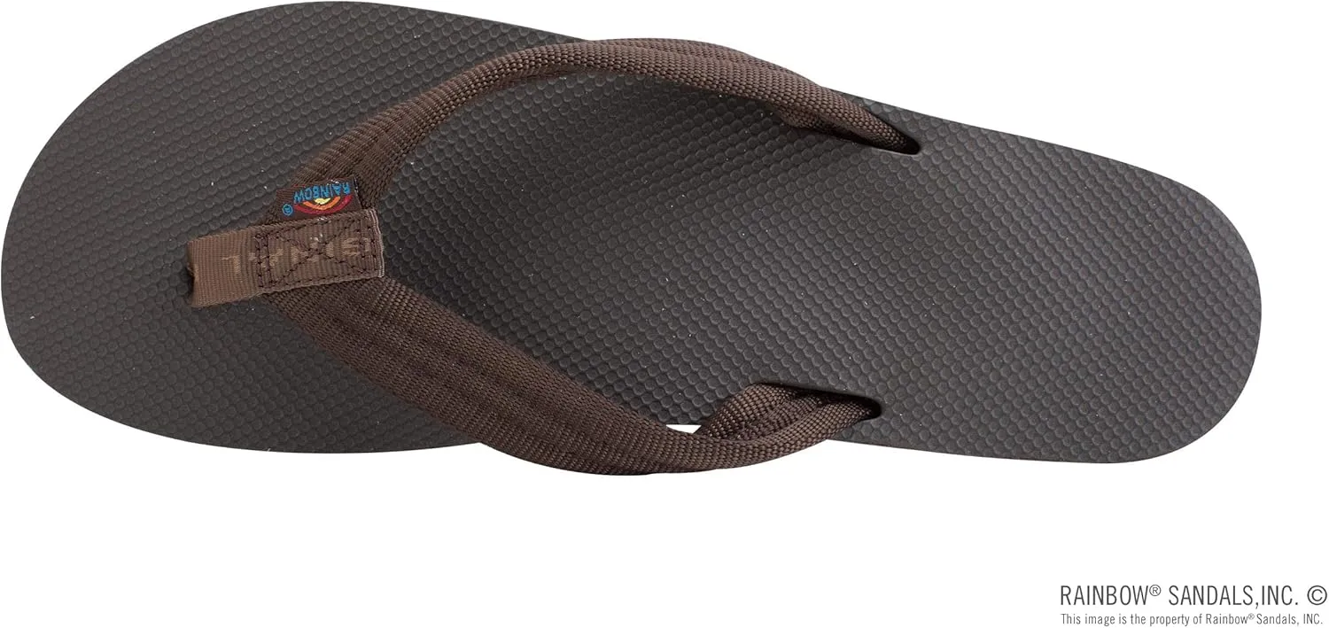 Rainbow Sandals Women’s Single Layer Classic Rubber w/EVA Filled Nylon Strap