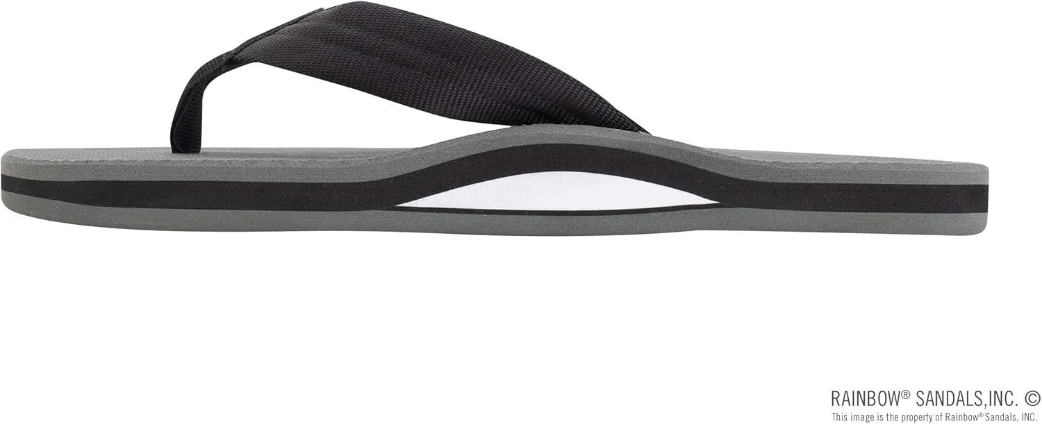 Rainbow Sandals Women’s Single Layer Classic Rubber w/EVA Filled Nylon Strap