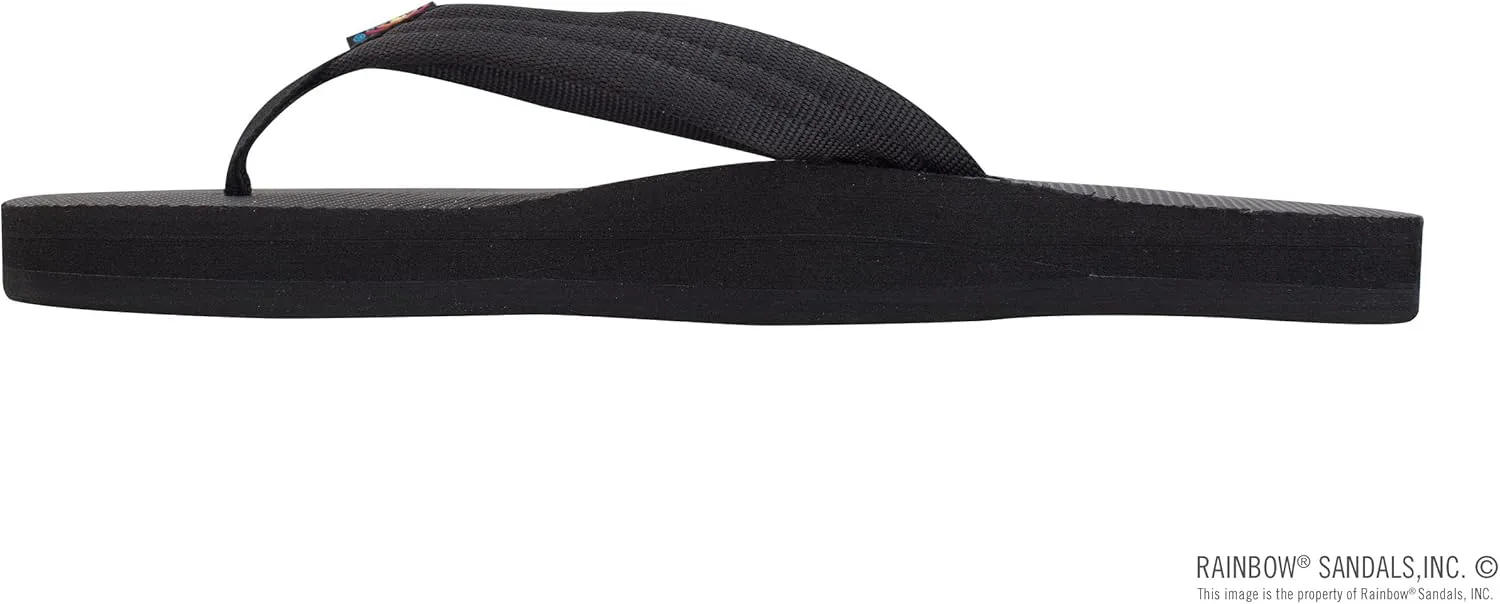 Rainbow Sandals Women’s Single Layer Classic Rubber w/EVA Filled Nylon Strap