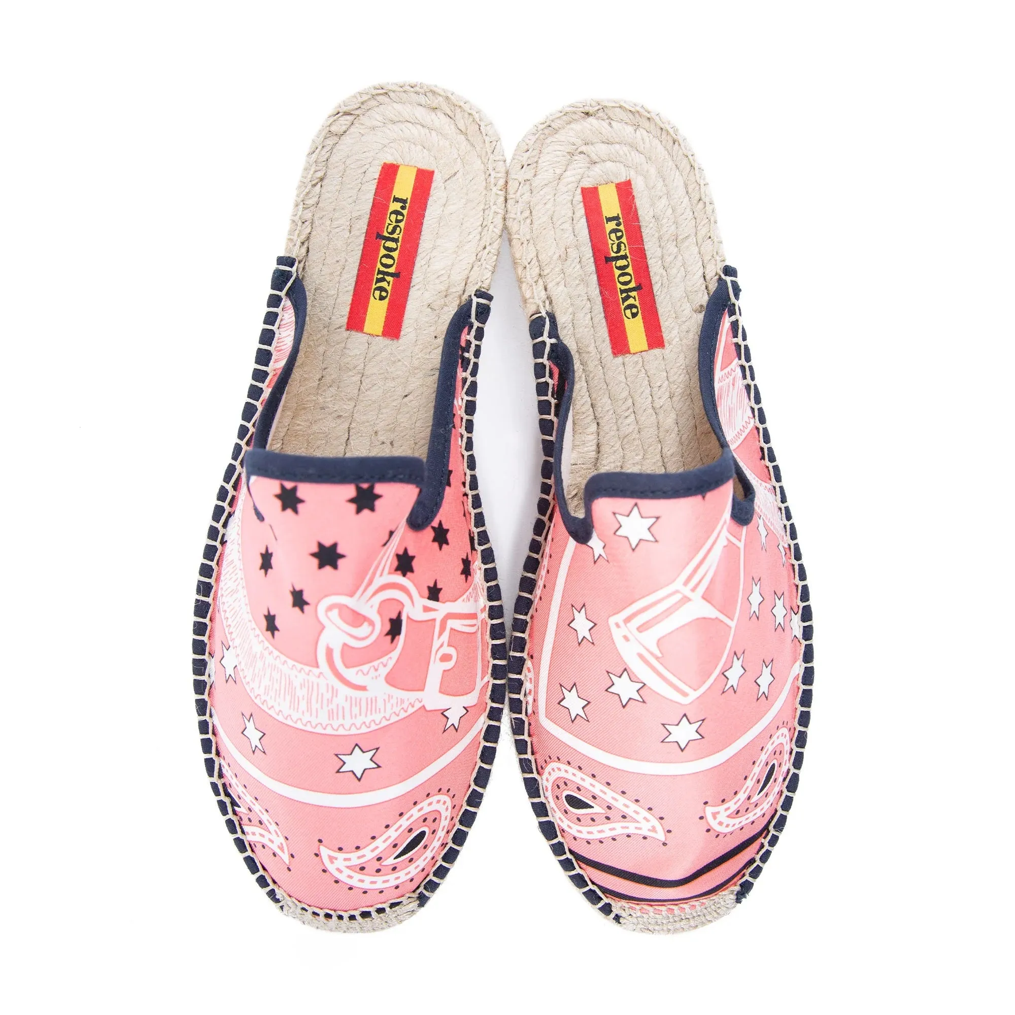 Respoke Women's Angela Pink Mule Espadrilles 40/ 9.5