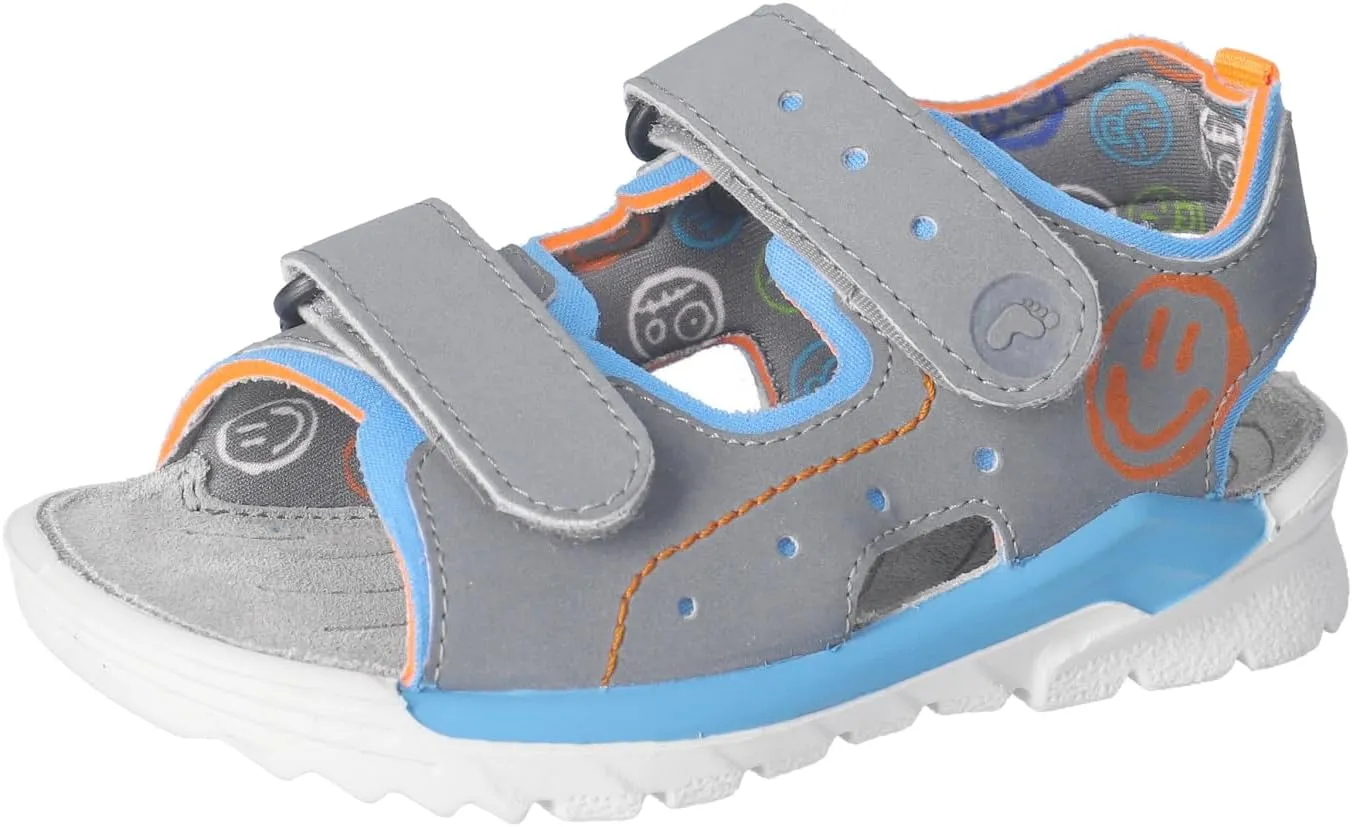 RICOSTA Children's Surf Sandals, Width: Wide (WMS), Washable, Graphit Sky 440, 29 EU