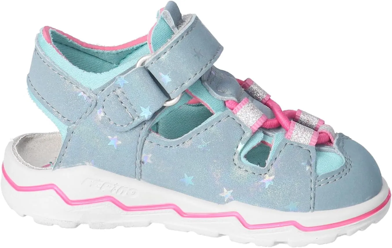 RICOSTA Pepino Gery Mallow/Pink Kent Flat Sandals