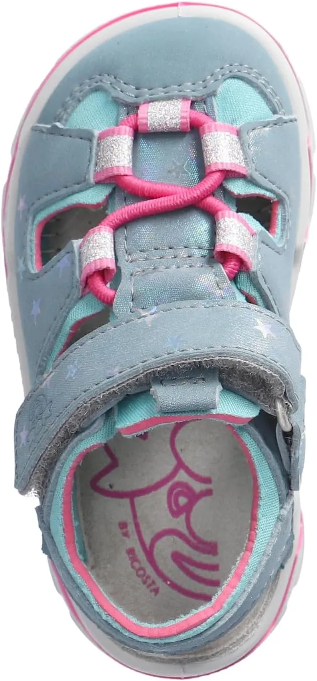 RICOSTA Pepino Gery Mallow/Pink Kent Flat Sandals