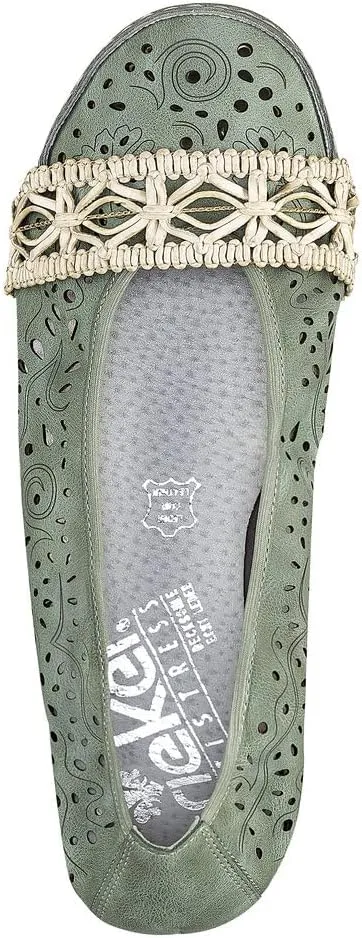 Rieker Women's Ballet Flats, 6.5 us