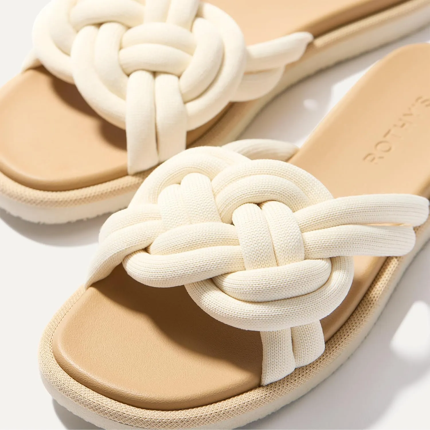 Rothy's The Summer Sandal Women's Slip-On Shoes, Comfortable Sandals, Made From Recycled Plastic Bottles & Machine Washable