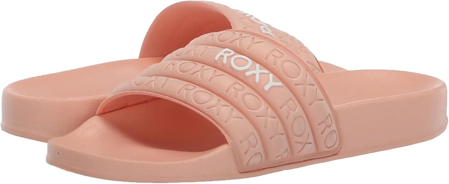 Roxy Girl's Slippy Slide on Sandal Flip Flop