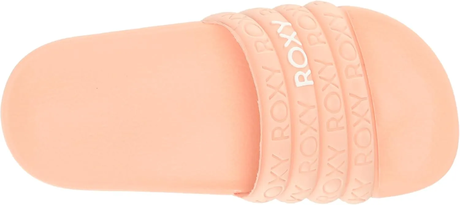 Roxy Girl's Slippy Slide on Sandal Flip Flop