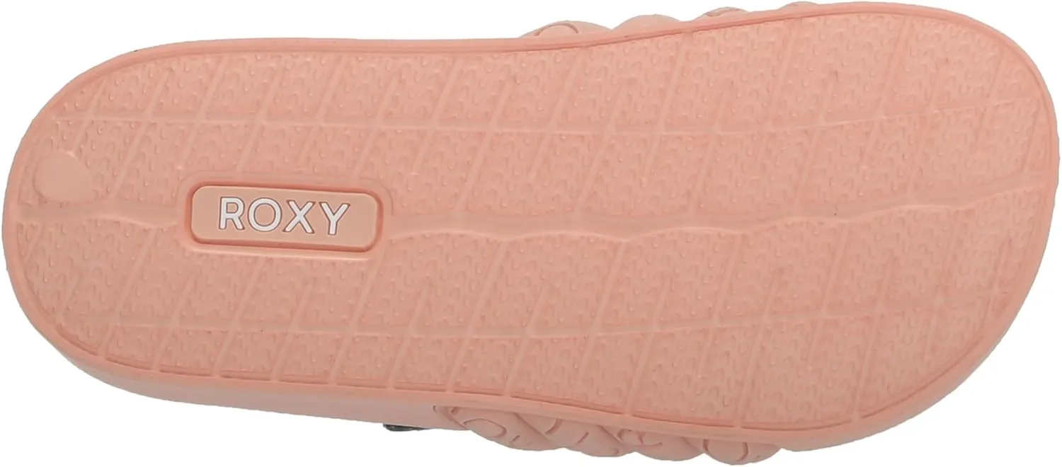 Roxy Girl's Slippy Slide on Sandal Flip Flop