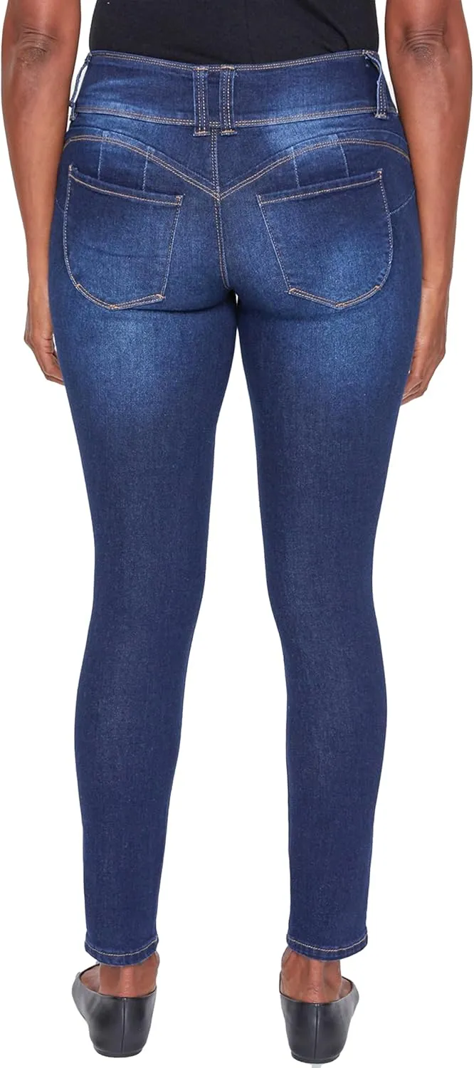 Royalty For Me Womens YMI Jeans Women's Sustainable Wannabettabutt Skinny Jeans