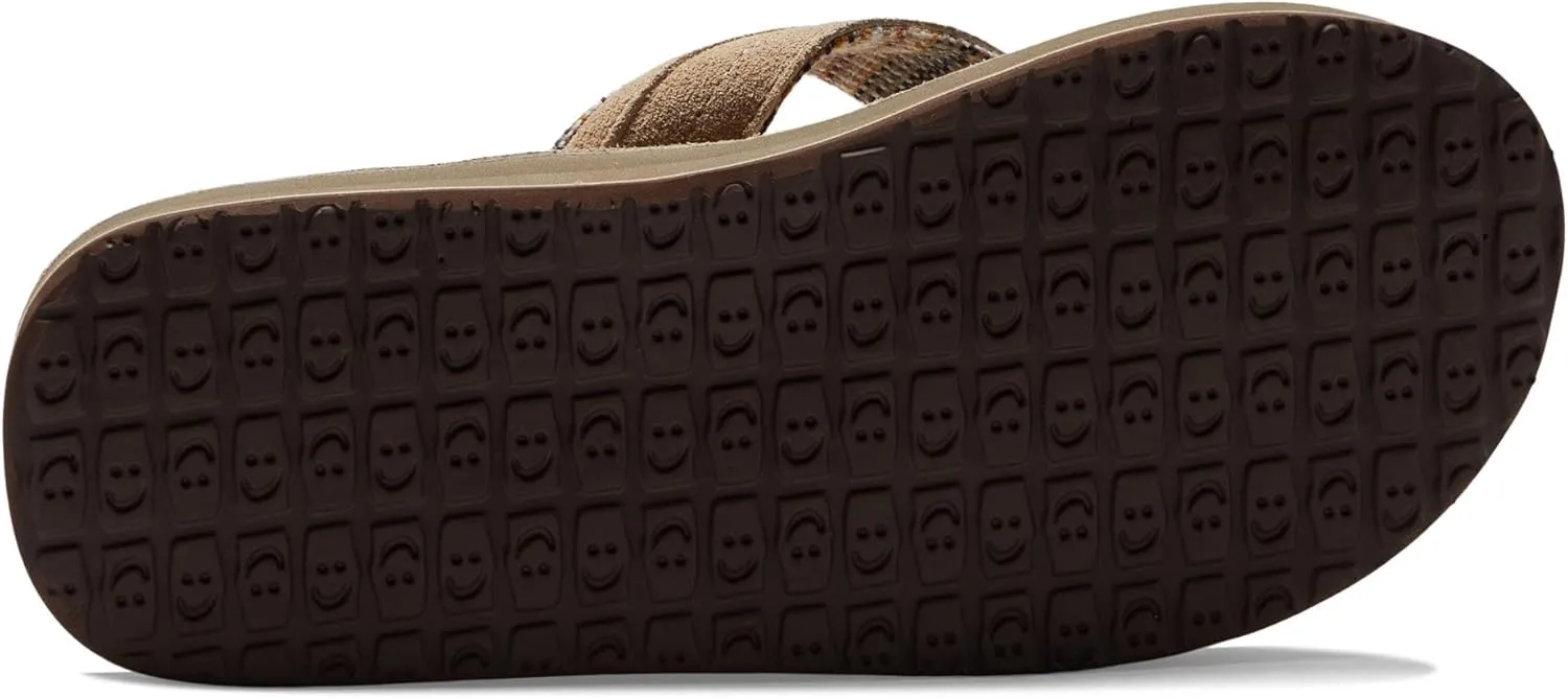 Sanuk Men's Ziggy St Suede Flip-Flop