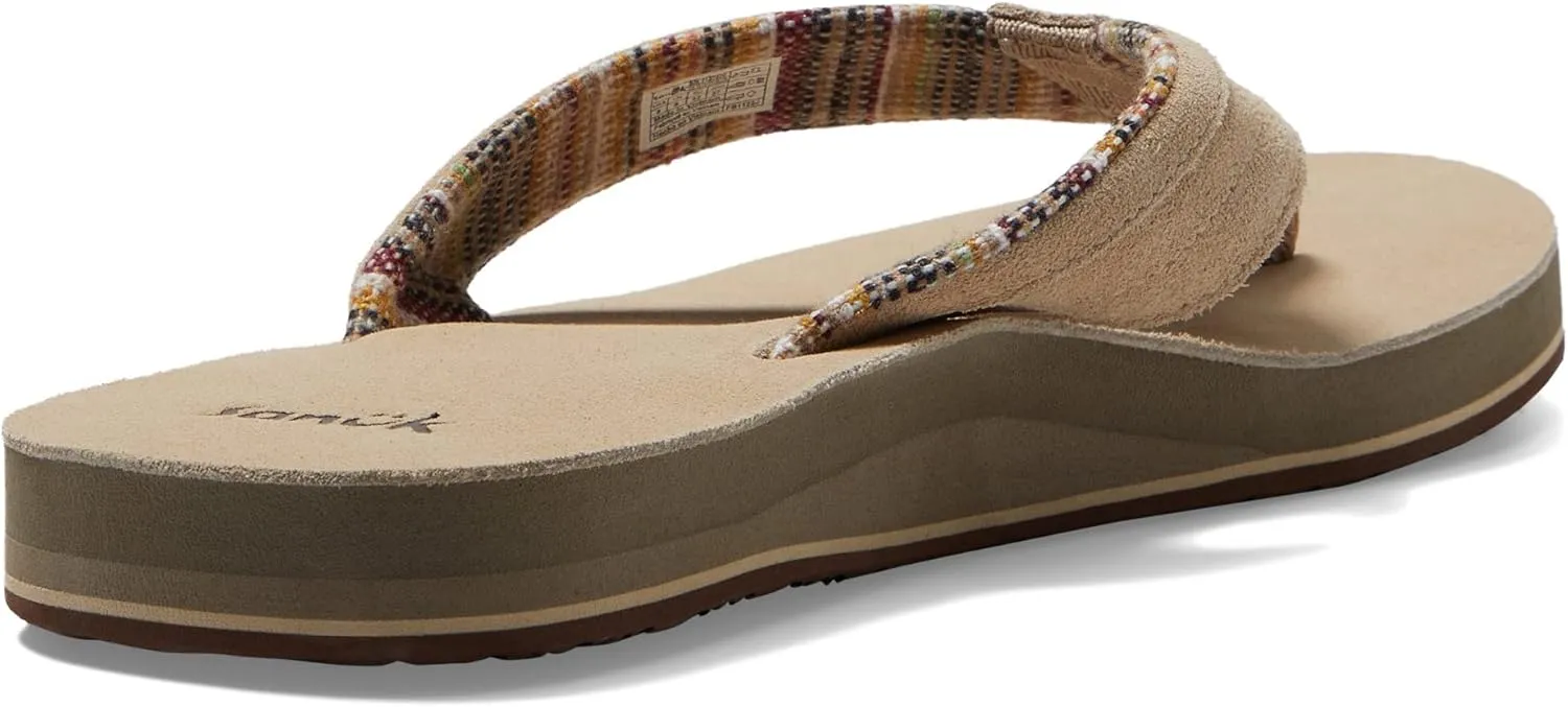 Sanuk Men's Ziggy St Suede Flip-Flop