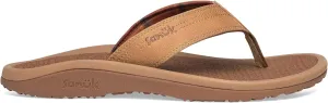 Sanuk On the Rocks Men's Beach Sandals | Flip Flops for Men | Quick Dry Flip-Flop Slides | Supportive & Lightweight | Arch Support Footbed