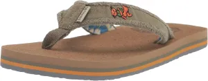 Sanuk Unisex-Child Fraidy Stacker X Grateful Dead Flip-Flop