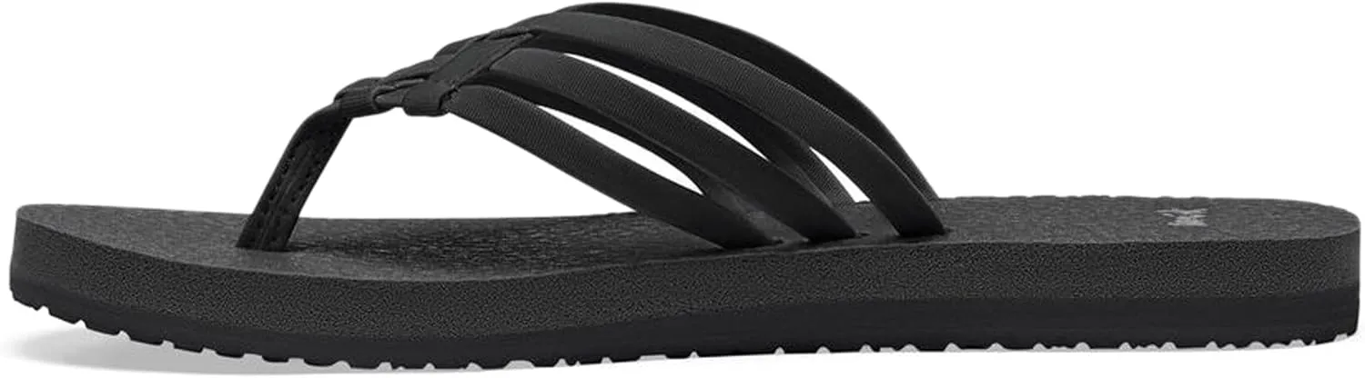Sanuk Women's Yoga Sandy | Flip Flops for Women | Yoga Sandals For Women | Memory Foam Footbed