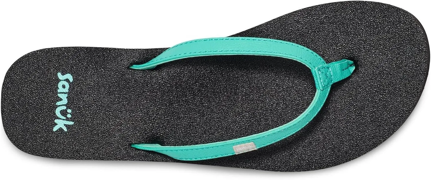 Sanuk Yoga Joy | Flip Flops for Women | Yoga Sandals For Women | Women's Beach Sandals | Memory Foam Footbed