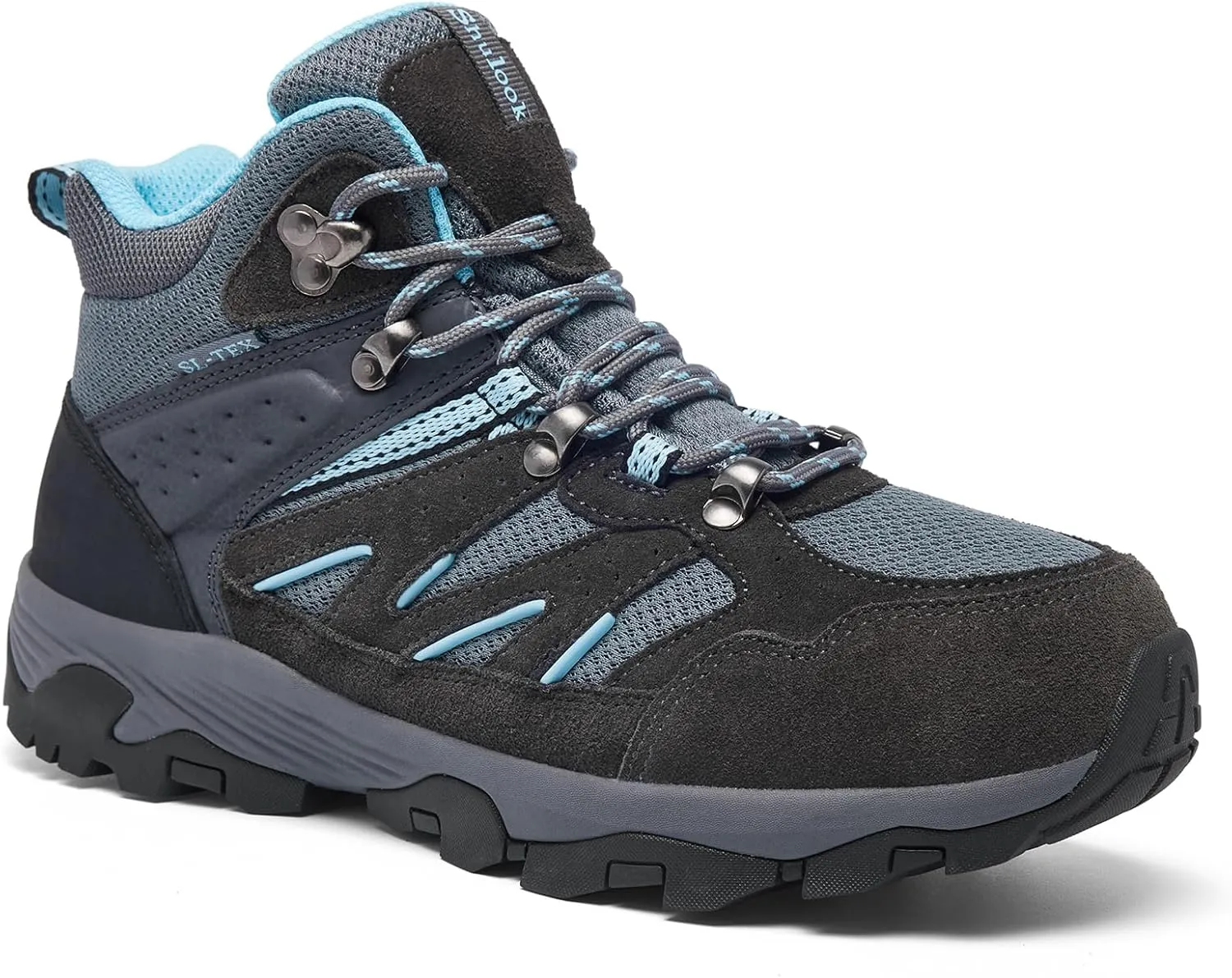 SHULOOK Women's Waterproof Hiking Boots Outdoor Trekking Camping Trail Hiking Boots