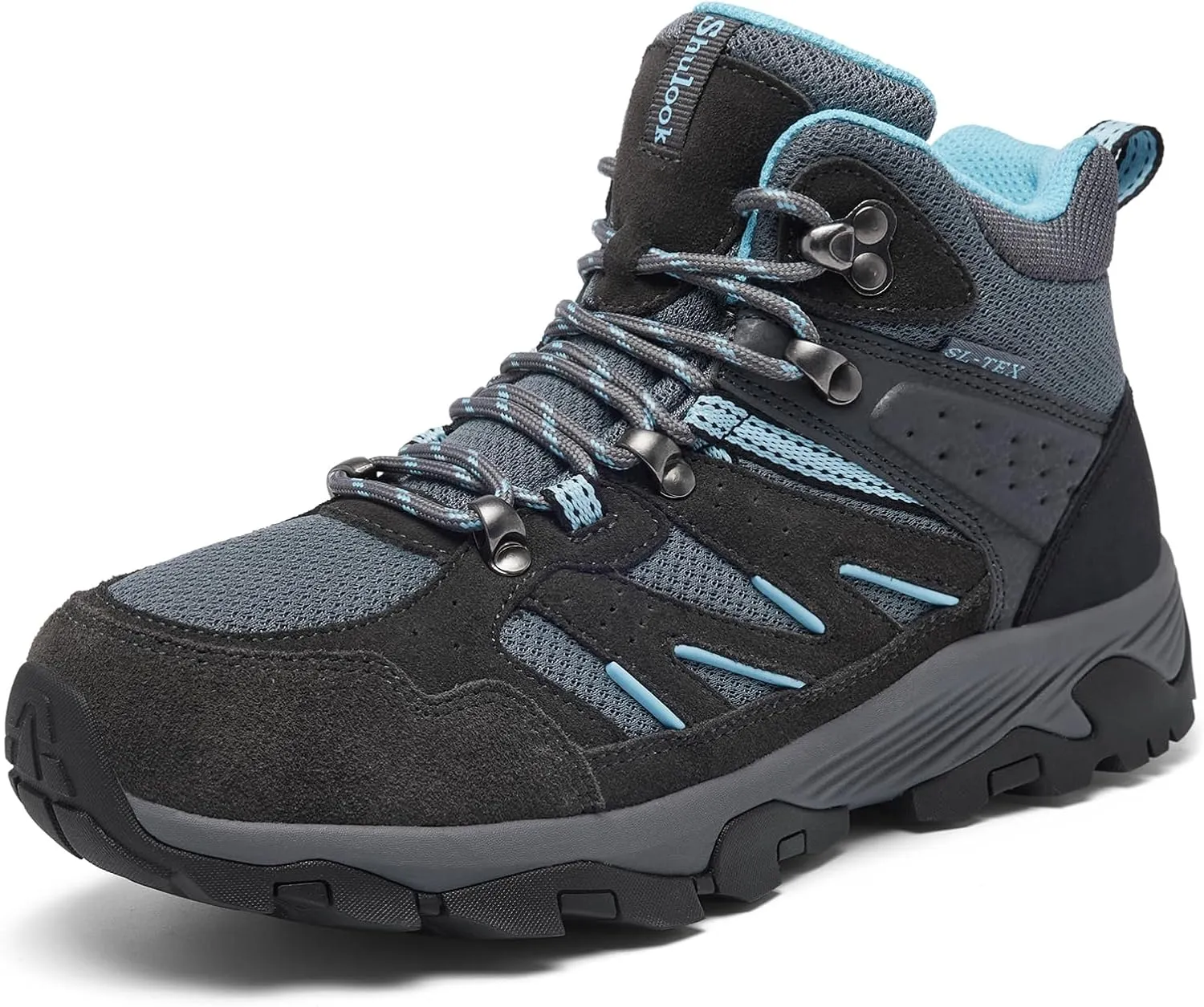 SHULOOK Women's Waterproof Hiking Boots Outdoor Trekking Camping Trail Hiking Boots