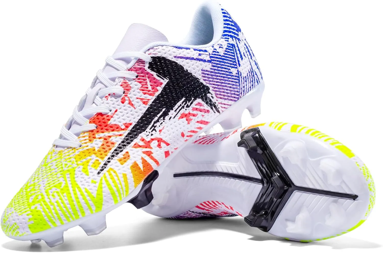 Soccer Cleats Mens Womens Indoor Soccer Shoes Wide Baseball Turf Shoes Youth Rugby Shoes Adult Artificial Ground AG FG TF Football Boots