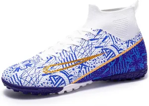 Soccer Cleats Mens Womens Turf Soccer Shoes Indoor Unisex AG TF Football Boots Adult Youth Wide Training Shoes Outdoor