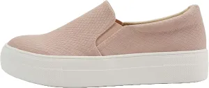 Soda Hike ~ Slip On Double Layer Foam Padded Cushion Sock Fashion Sneakers (Mauve Cobra, Numeric_10) …
