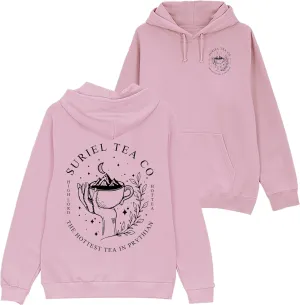 SPYRAMID Suriel Tea Co Banned Books Hoodie, Velaris City Of Starlight The Night Court Hoodie, Acotar Book Lovers Hoodie 3XL Light Pink