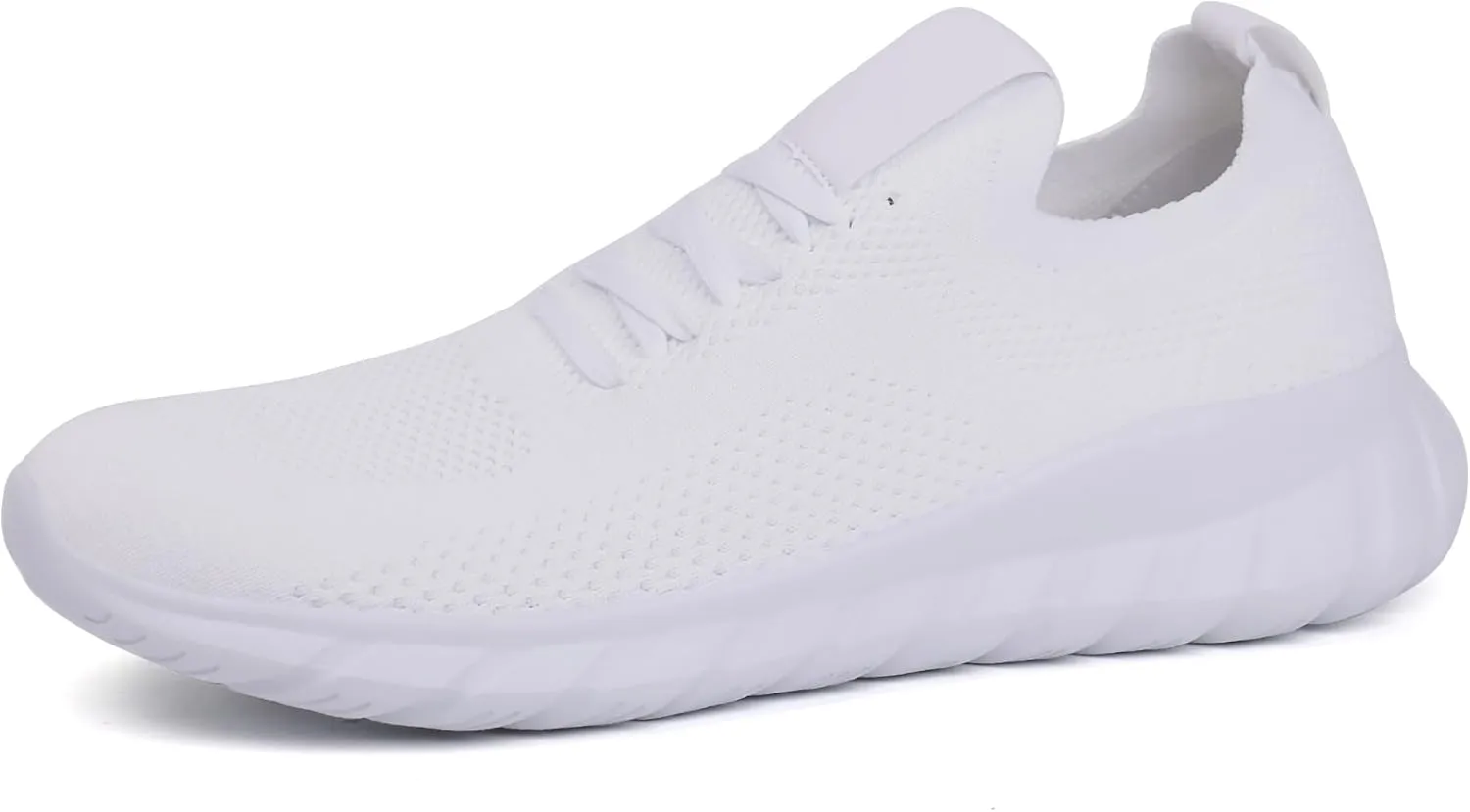 starmerx Womens Plus-Size Slip-On Knit Sneakers Comfortable Lightweight Tennis Shoes Walking Shoes Size 12 13 14 15 US