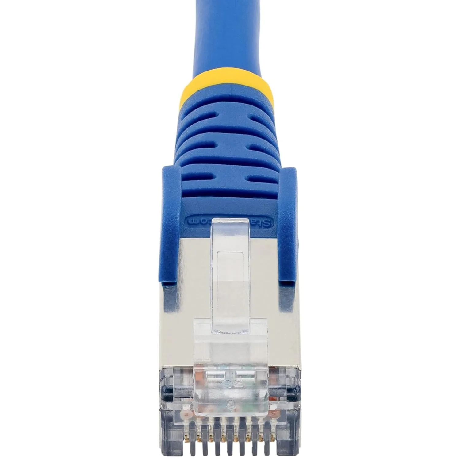 StarTech.com 15ft CAT6a Ethernet Cable - Low Smoke Zero Halogen (LSZH) - 10 Gigabit 500MHz 100W PoE RJ45 S/FTP Blue Network Patch Cord Snagless w/Strain Relief (NLBL-15F-CAT6A-PATCH)