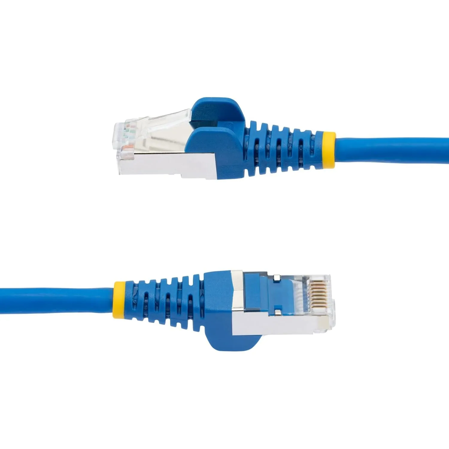 StarTech.com 15ft CAT6a Ethernet Cable - Low Smoke Zero Halogen (LSZH) - 10 Gigabit 500MHz 100W PoE RJ45 S/FTP Blue Network Patch Cord Snagless w/Strain Relief (NLBL-15F-CAT6A-PATCH)