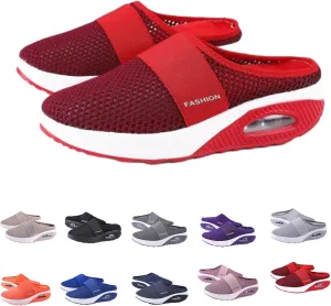 Stylendy Orthopedic Loafers, Diabetic Air-Cushion Slip On Shoes for Women, Arch Support Sneakers Slippers