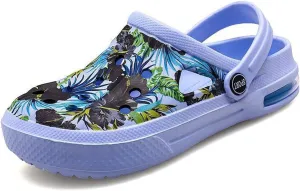 Sunporx Men's and Women's Garden Clogs Shoes with Arch Support Shock-Absorbing Sole Unisex Comfort Slip-on Sandals Beach Slippers