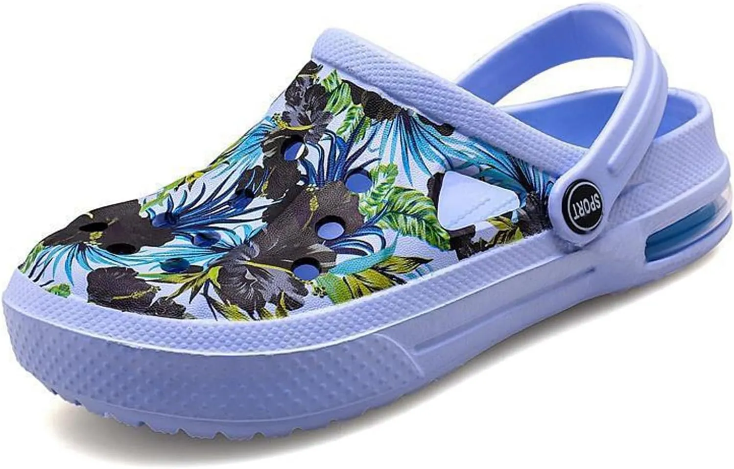 Sunporx Men's and Women's Garden Clogs Shoes with Arch Support Shock-Absorbing Sole Unisex Comfort Slip-on Sandals Beach Slippers