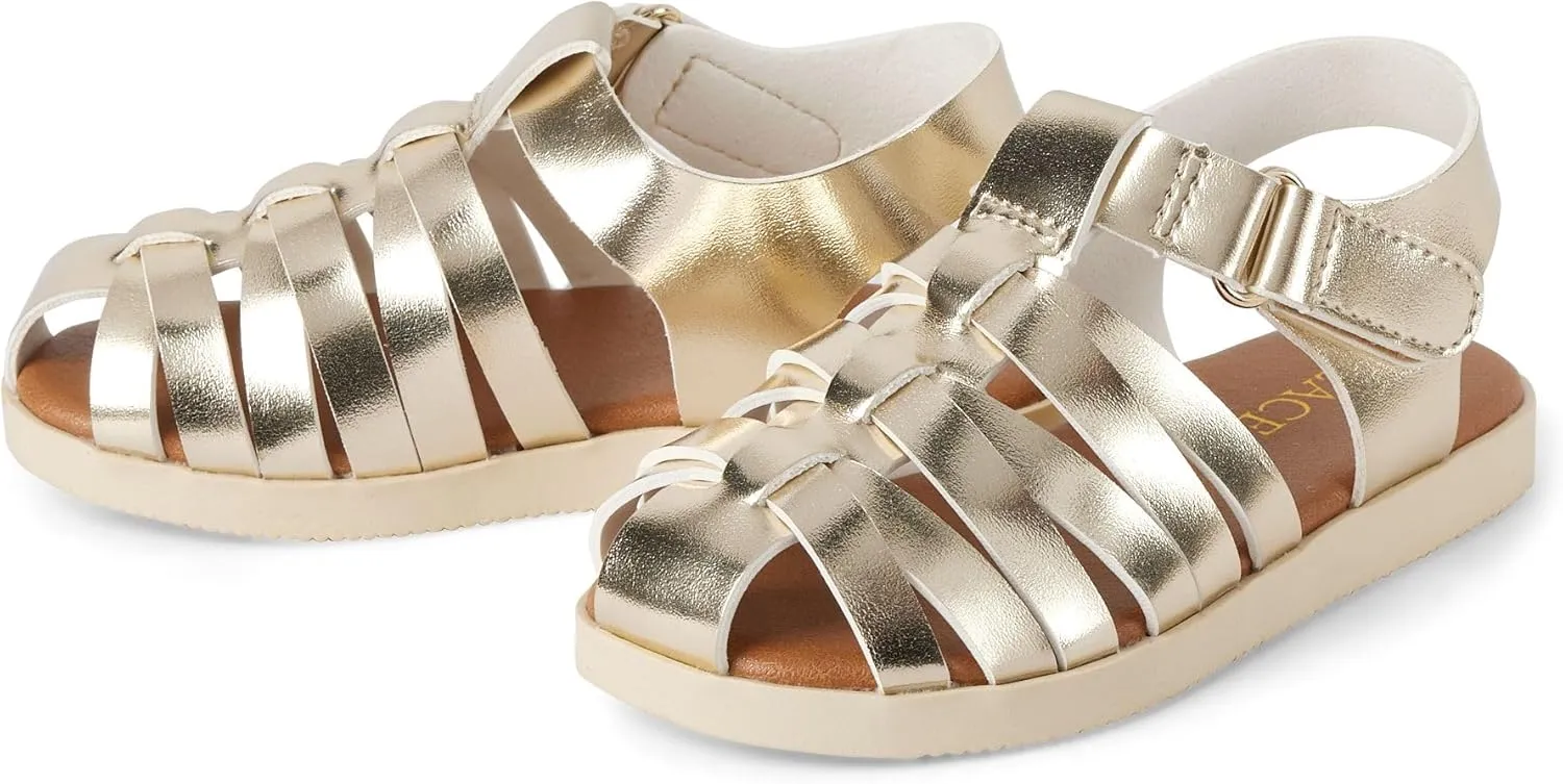 The Children's Place Girl's Baby Toddler Fisherman Sandals