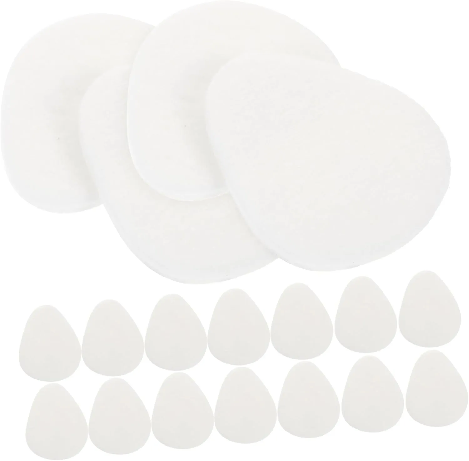 Thickened Heel Insole Forefoot Pads 25 Pairs Soft Metatarsal Pads for Women's Comfort