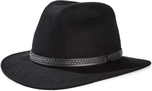 Tilley Montana Fedora, Black, 7.875