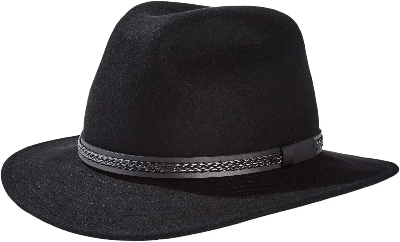 Tilley Montana Fedora, Black, 7