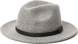 Tilley Montana Fedora, Grey Mix, 7.625