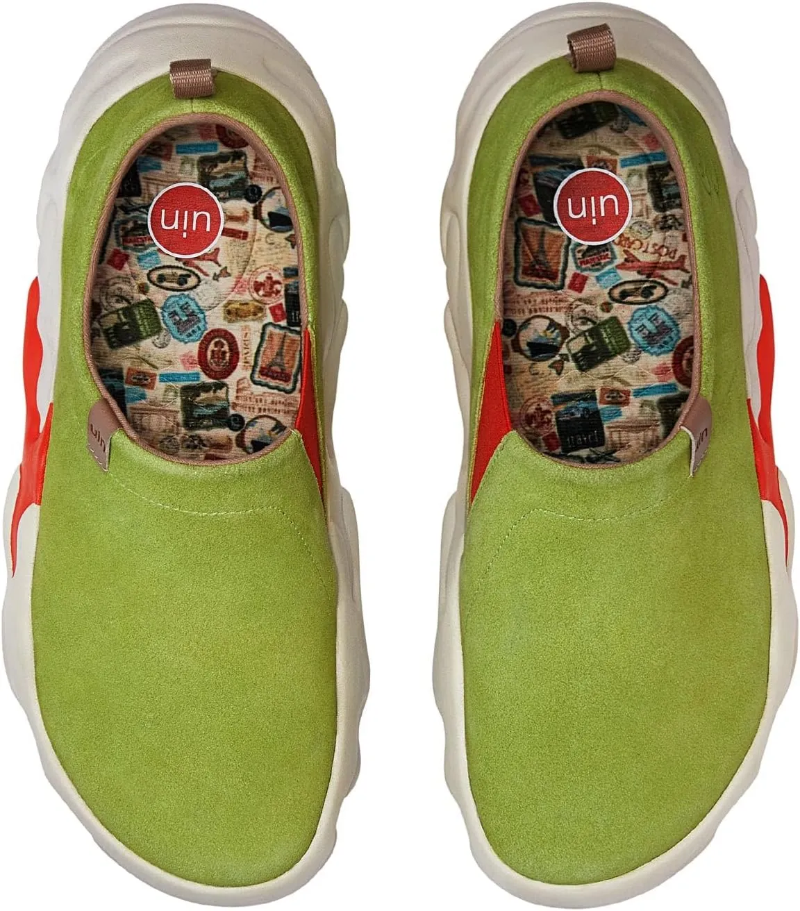 UIN Women's Walking Travel Shoes Casual Slip On Loafers Lightweight Art Painted Fashion Sneaker Toledo ⅩⅢ
