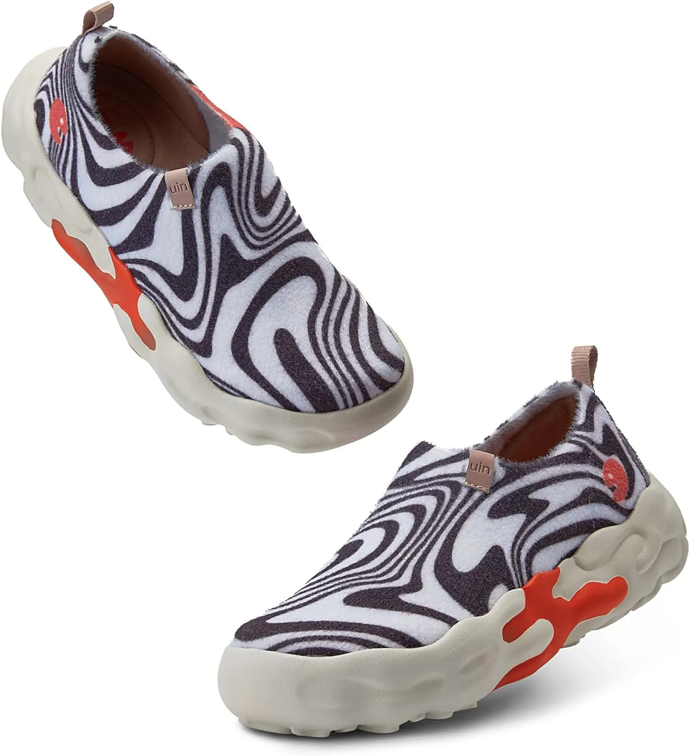 UIN Women's Walking Travel Shoes Casual Slip On Loafers Lightweight Art Painted Fashion Sneaker Toledo ⅩⅢ