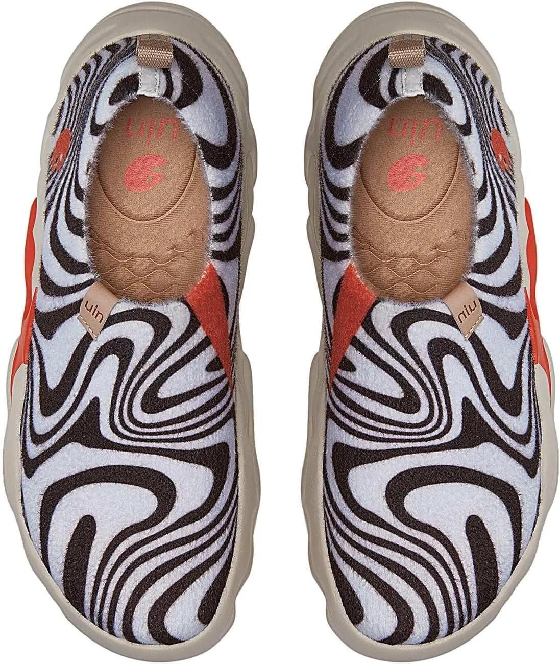 UIN Women's Walking Travel Shoes Casual Slip On Loafers Lightweight Art Painted Fashion Sneaker Toledo ⅩⅢ