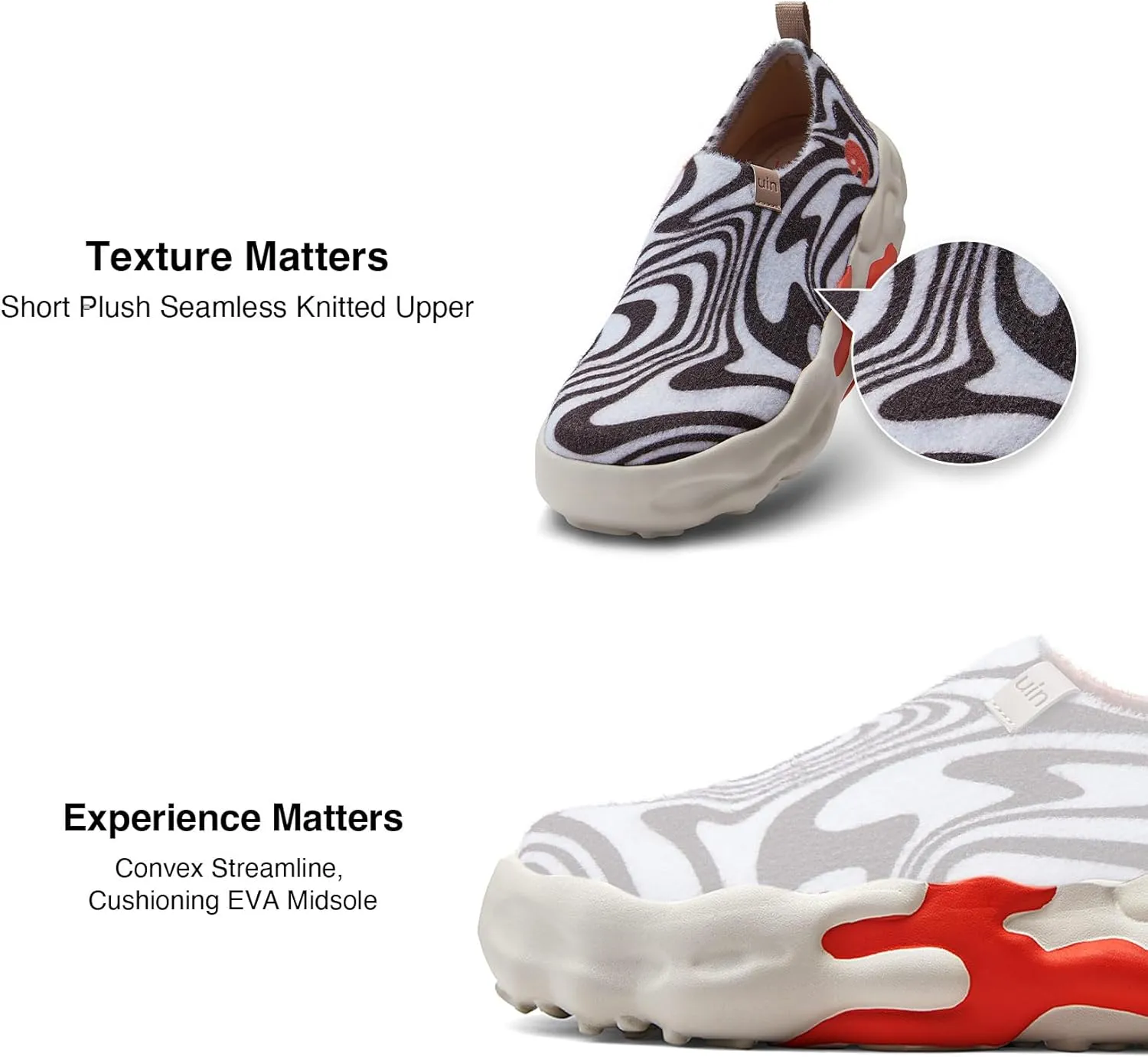 UIN Women's Walking Travel Shoes Casual Slip On Loafers Lightweight Art Painted Fashion Sneaker Toledo ⅩⅢ
