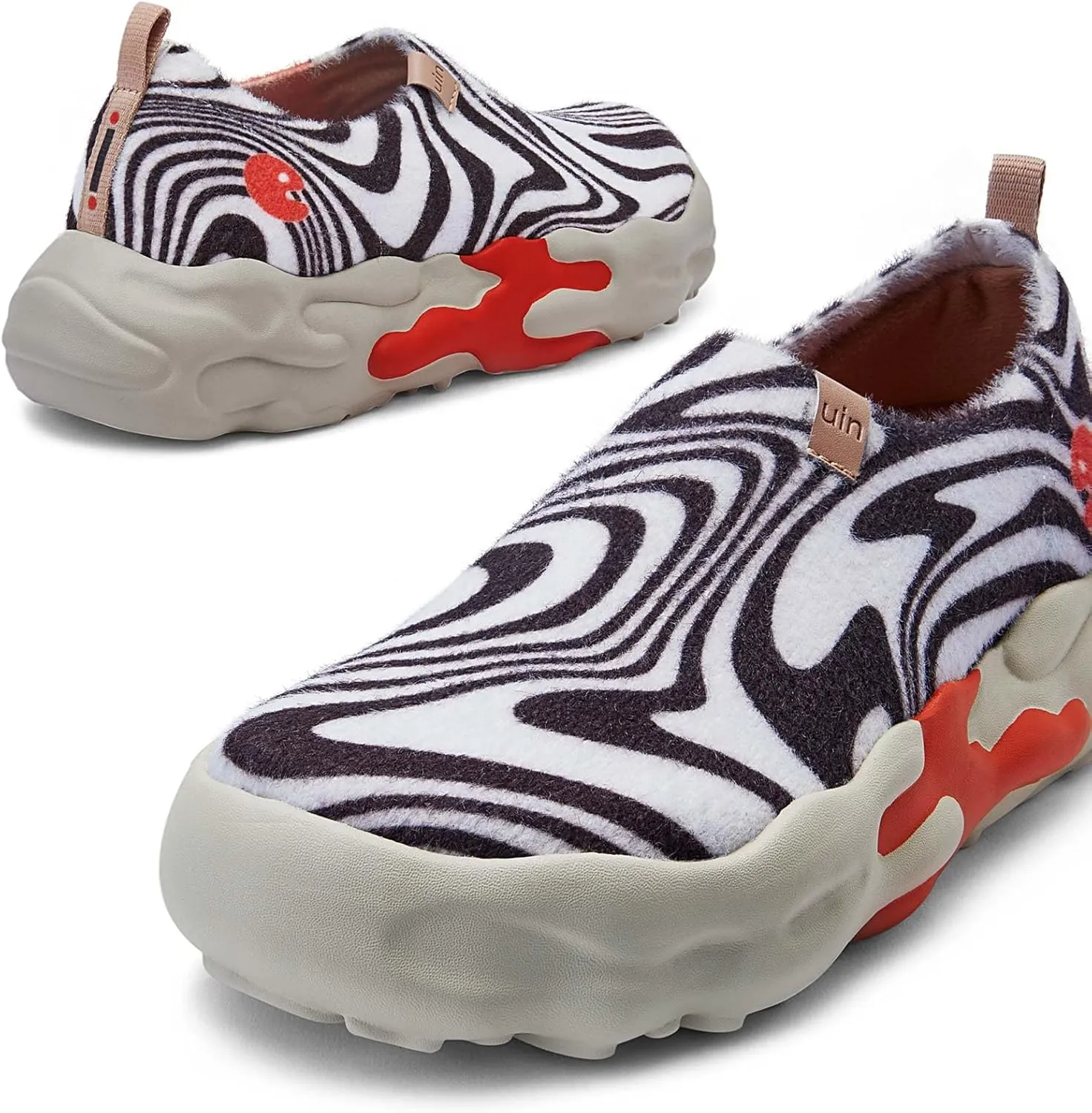 UIN Women's Walking Travel Shoes Casual Slip On Loafers Lightweight Art Painted Fashion Sneaker Toledo ⅩⅢ